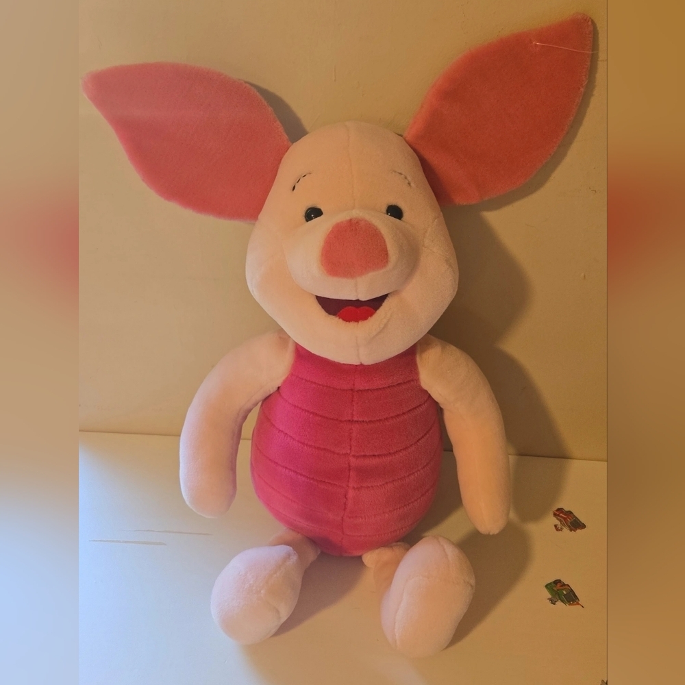 Vtg Mattel Disney Arcotoys Piglet Plush Winnie the Pooh 21"